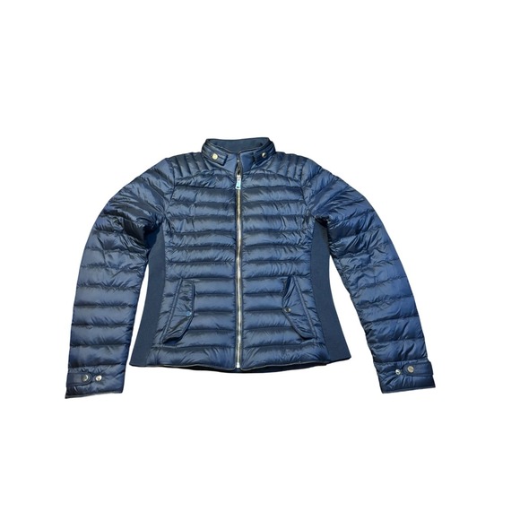 Zara Jackets & Blazers - Zara Lightweight Packable Puffer Down Jacket Quilted Navy Blue Size S Duck